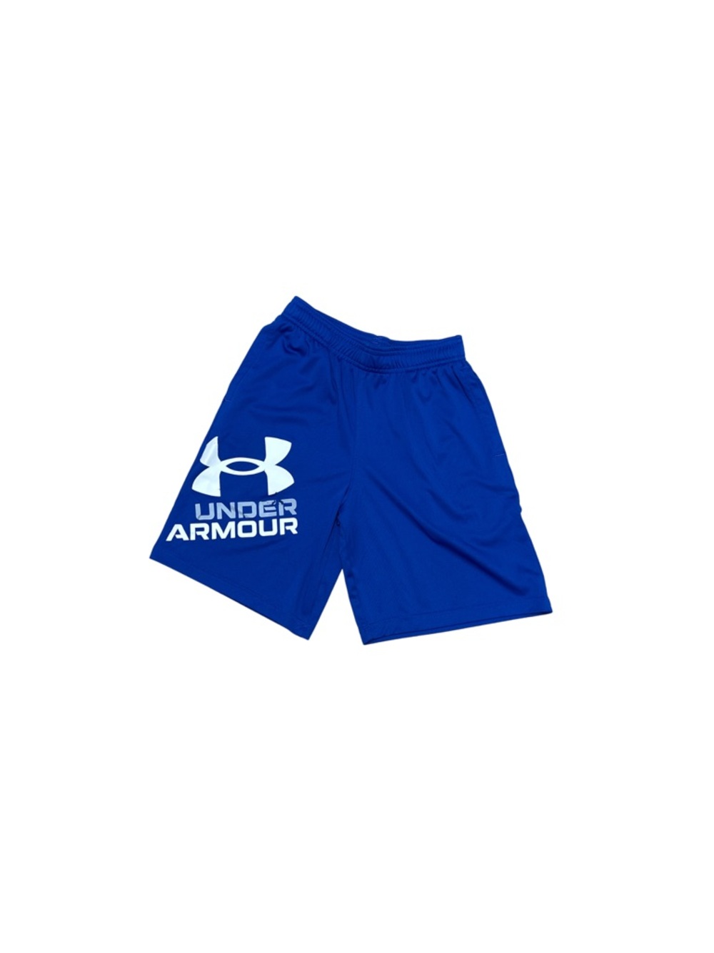 Under Armour Boys Royal Blue Athletic Logo Shorts Size M